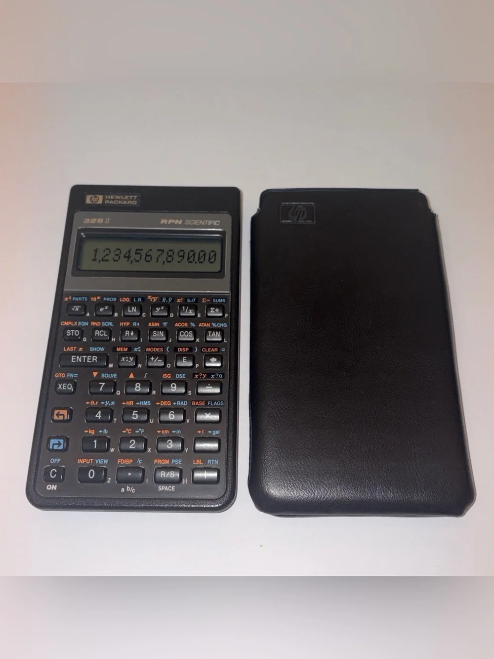 HP Hewlett Packard 32S II RPN Scientific Calculator w/ Case & Batteries TESTED